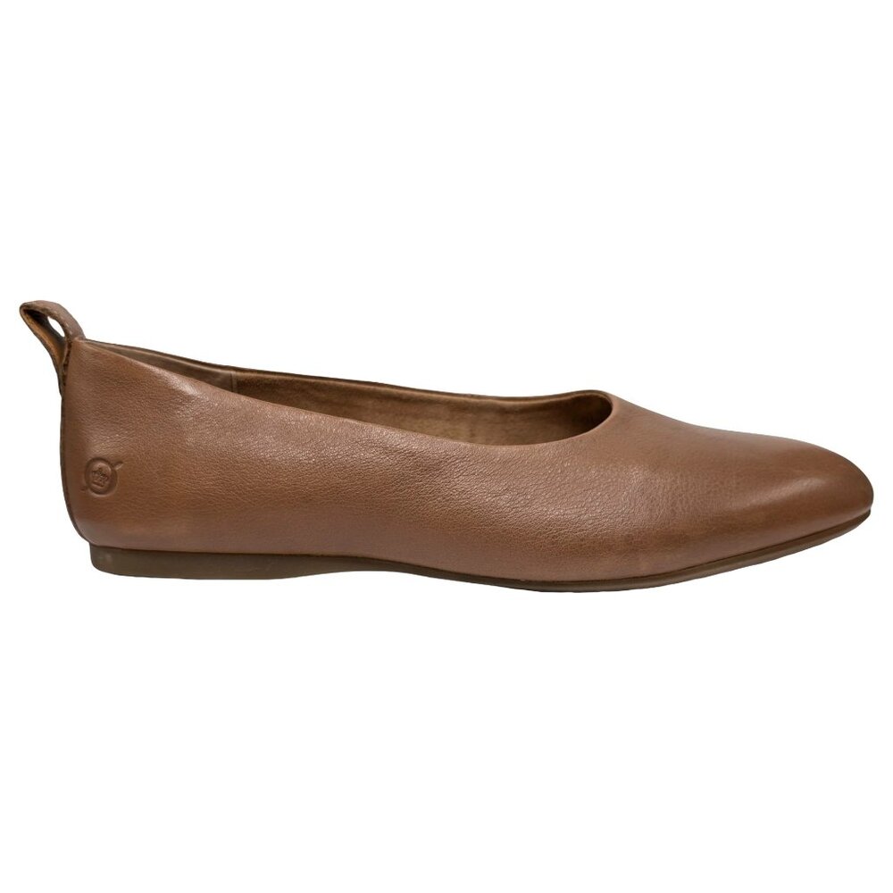 Born Tan Leather Loafers